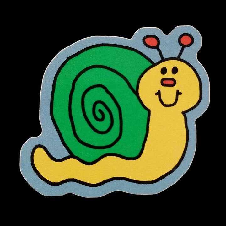 "Happy Snail" Sticker for wholesale by Tanline Printing