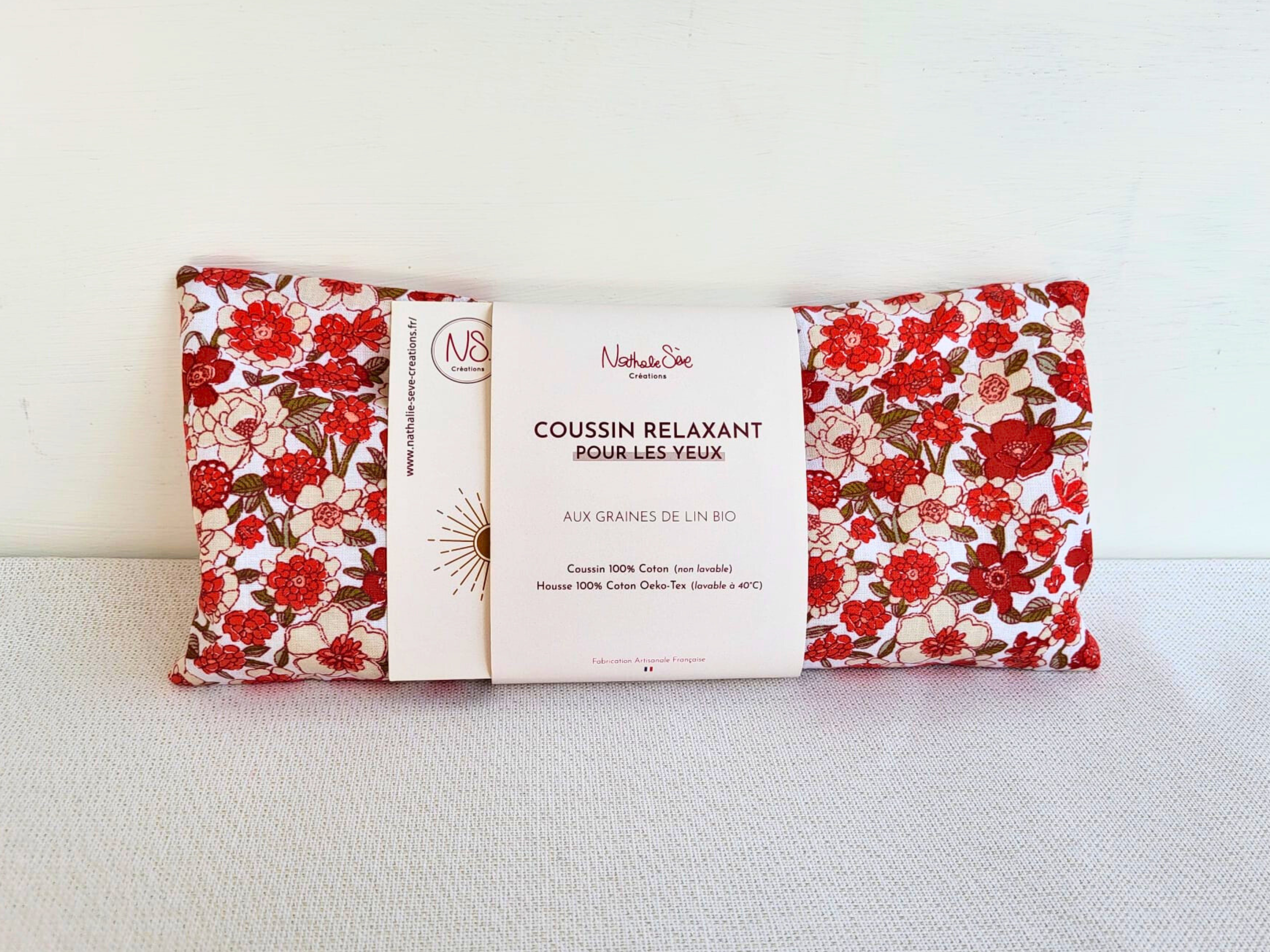 NS par Nathalie SEVE - Wholesale Spa/Therapy Pillow - Organic flaxseed relaxing eye pillow5