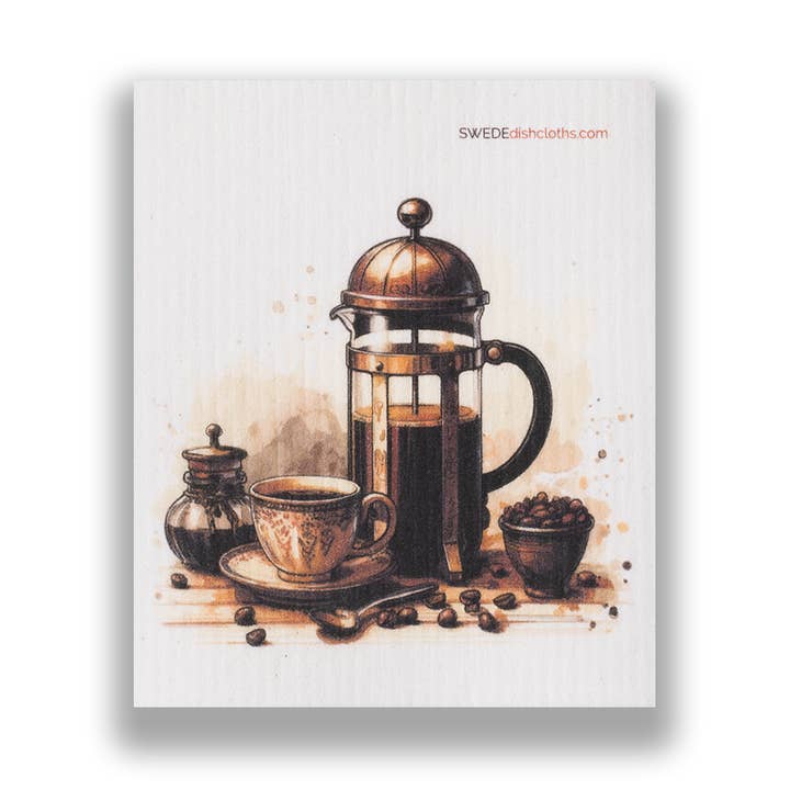 Swedish Dishcloth French Press for wholesale by SWEDEdishcloths