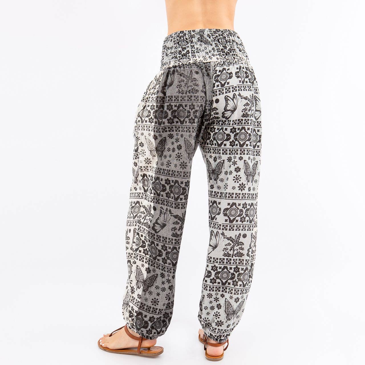 Avatar Imports LLC – Großhandel Hose – Damen – Handgewebte Haremshose aus bedruckter Baumwolle im Jaipuri-Stil4