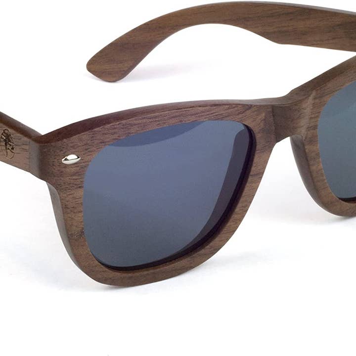 Forrest & Harold - Wholesale Sunglasses - Men's - Handmade Wooden Sunglasses - All Wood Premium Wayfarer7