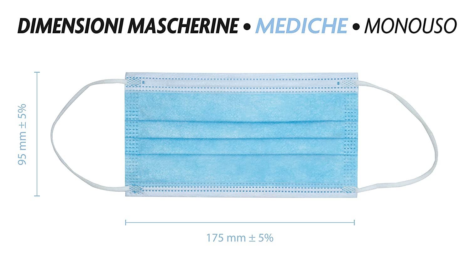 Munus Medical - Wholesale Protective Face Mask/Shield - ADULT SURGICAL MASK MM-005-50 - 1 BAG OF 509