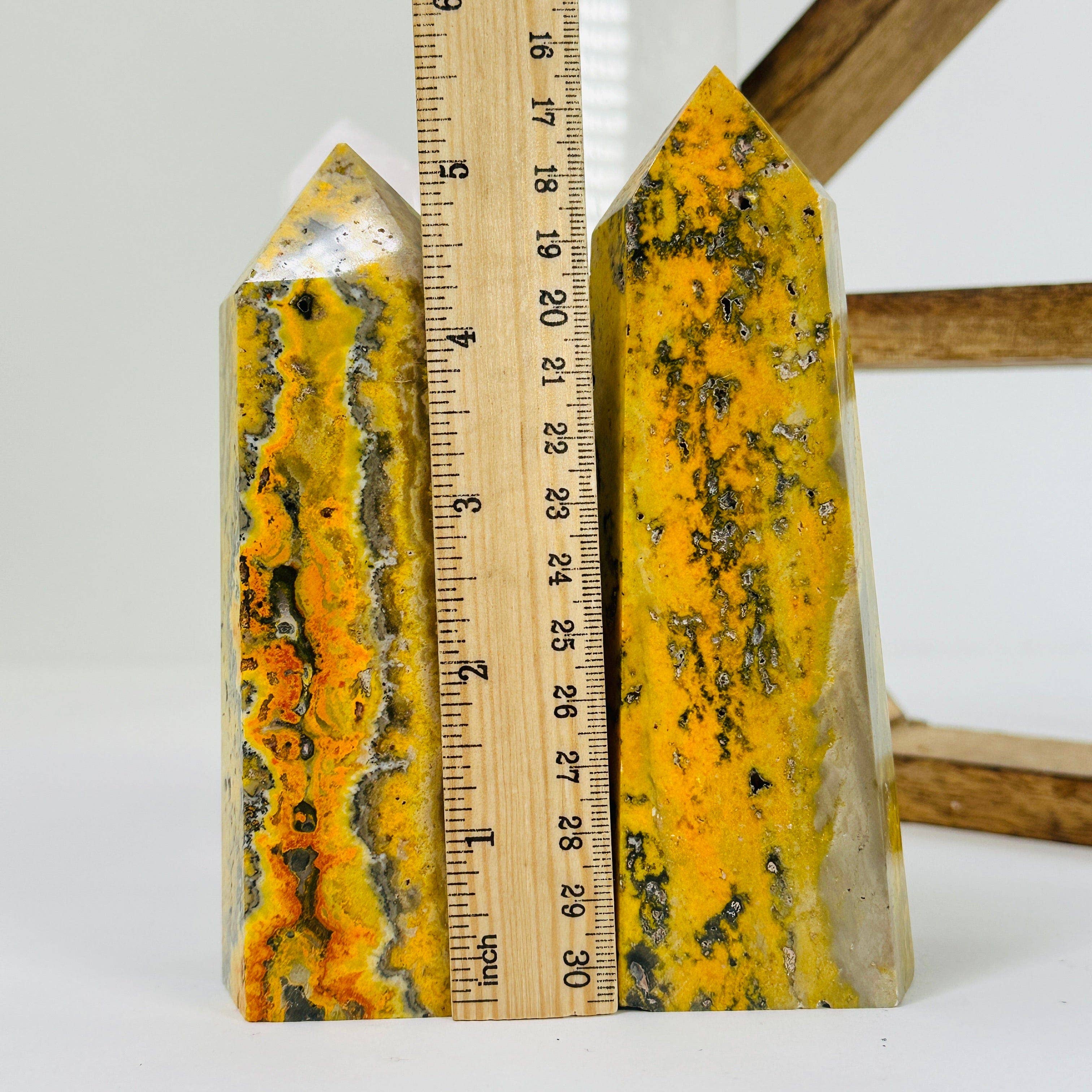 Rock Paradise - Wholesale Spiritual Stone/Crystal - Bumble Bee Jasper Crystal Point YOU CHOOSE4