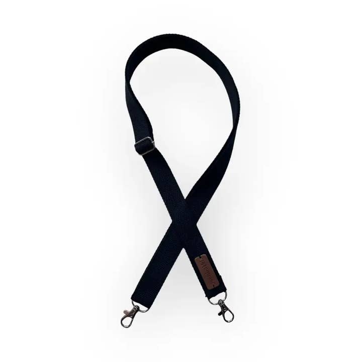 Bag Strap black Narrow for wholesale by Lahja ja Sisustus Juuttisäkki