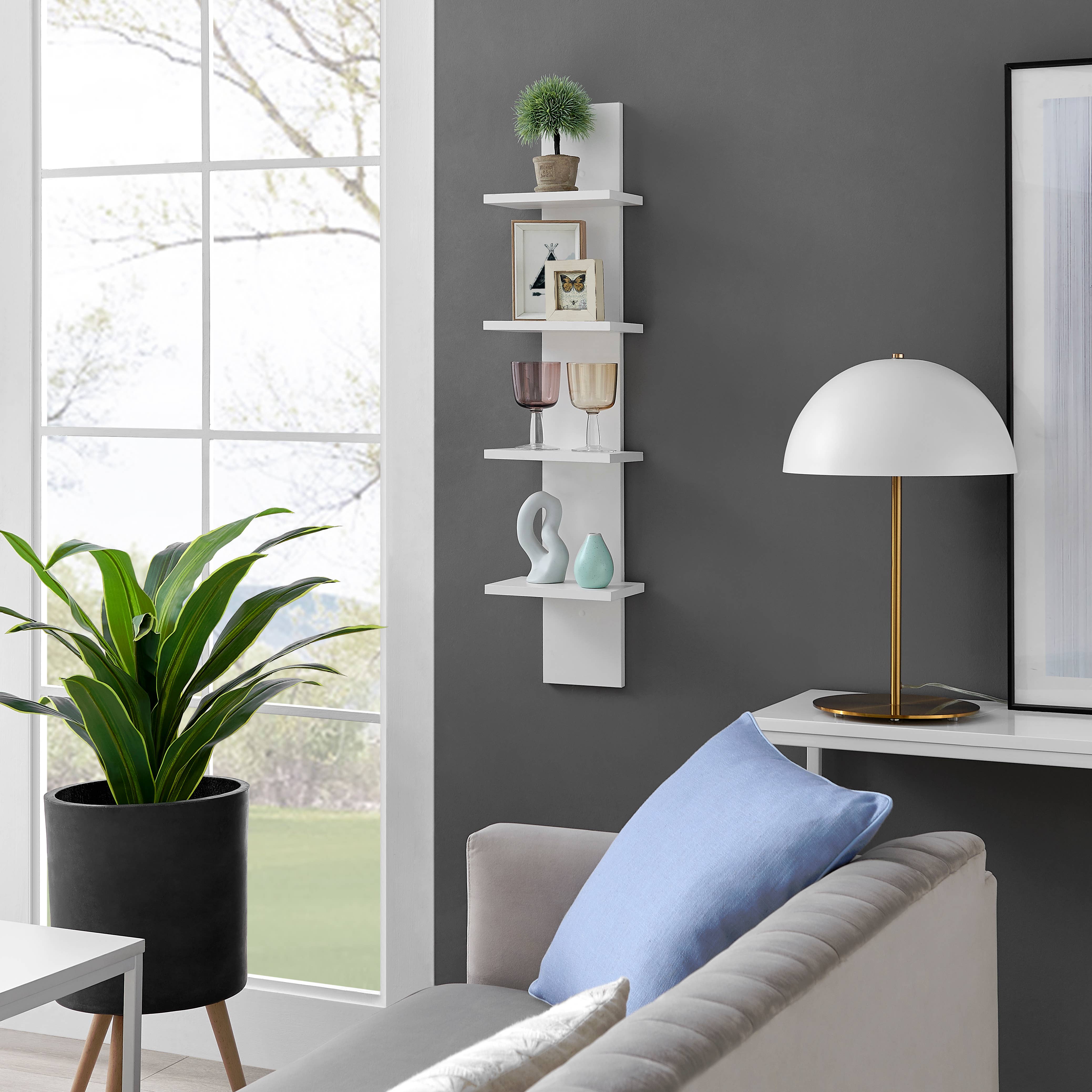 Danya B - Wholesale Wall Mounted Shelf - Arica Utility Column 4-Tier Spine Wall Shelves32