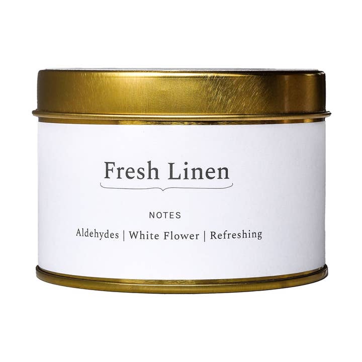 Blue Ocean Traders - Wholesale Travel Candles - Fresh Linen Travel Tin1