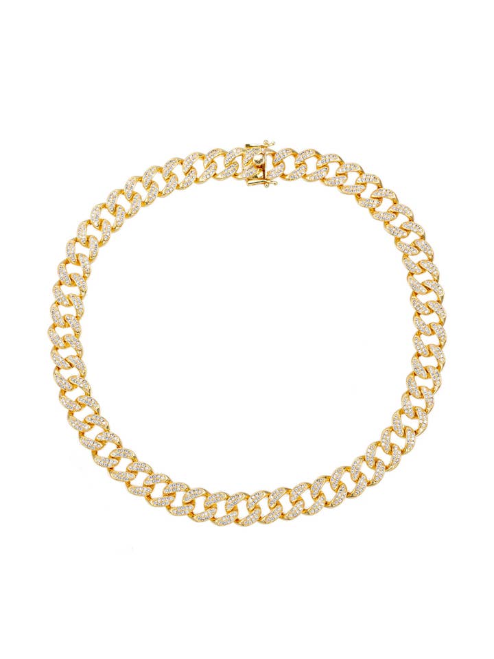 Colar de colarinho Luna 18K por atacado de Eye Candy Los Angeles