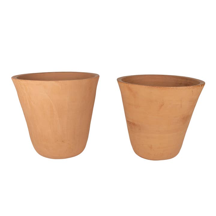 Foreside Home & Garden - Wholesale Plant Pot - SALE - Monet Set 2 Large Terracotta Garden Planter Pots