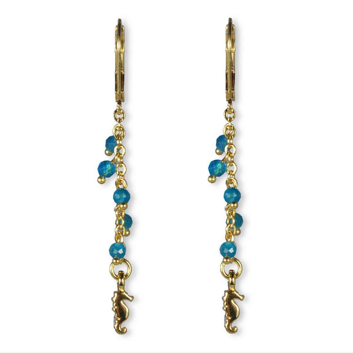 Jazu Jewellery - Wholesale Dangle Earrings - Nona earrings with semi-precious stones3