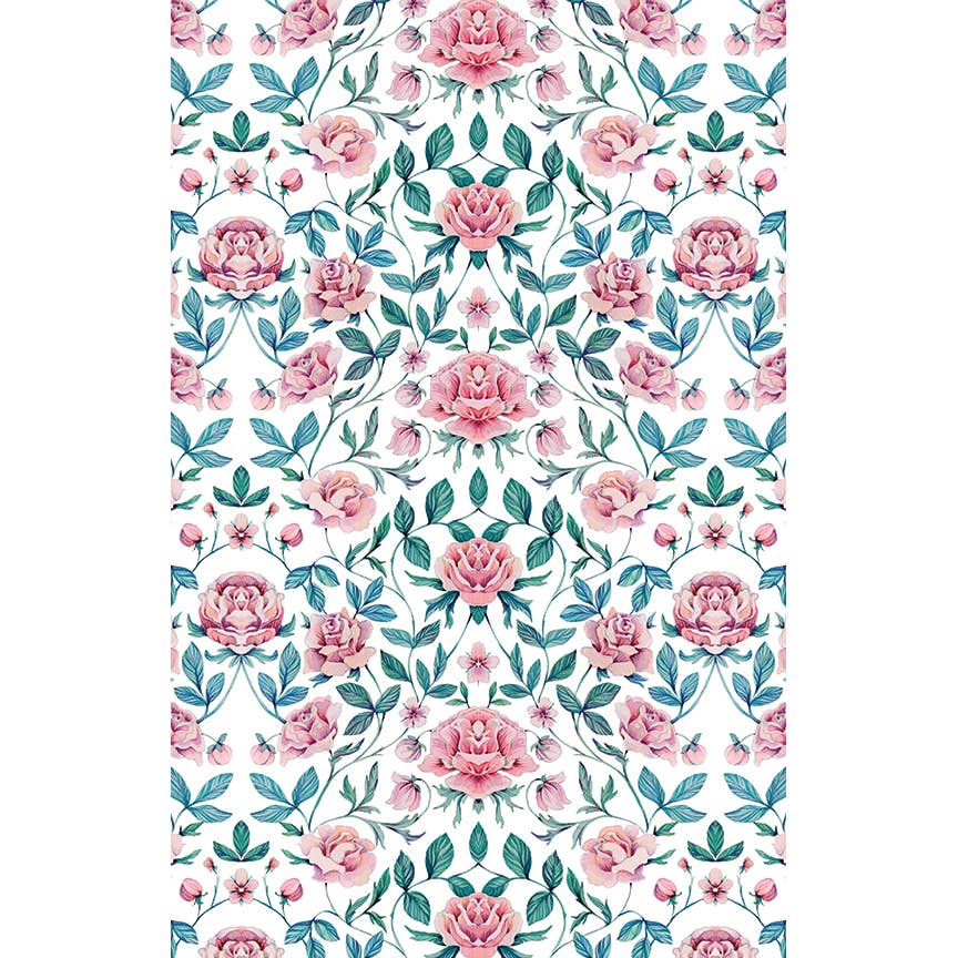 Sarah Rose – Toalha de chá por atacado – Toalha de chá de linho orgânico Vintage Rose2