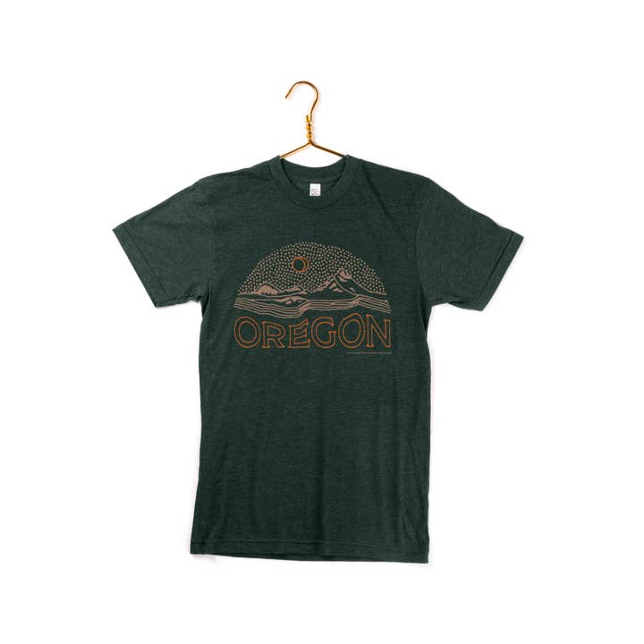 Tender Loving Empire - Wholesale Screen Printed T-Shirt - Unisex - OR Territory Unisex Shirt (Emerald Triblend)