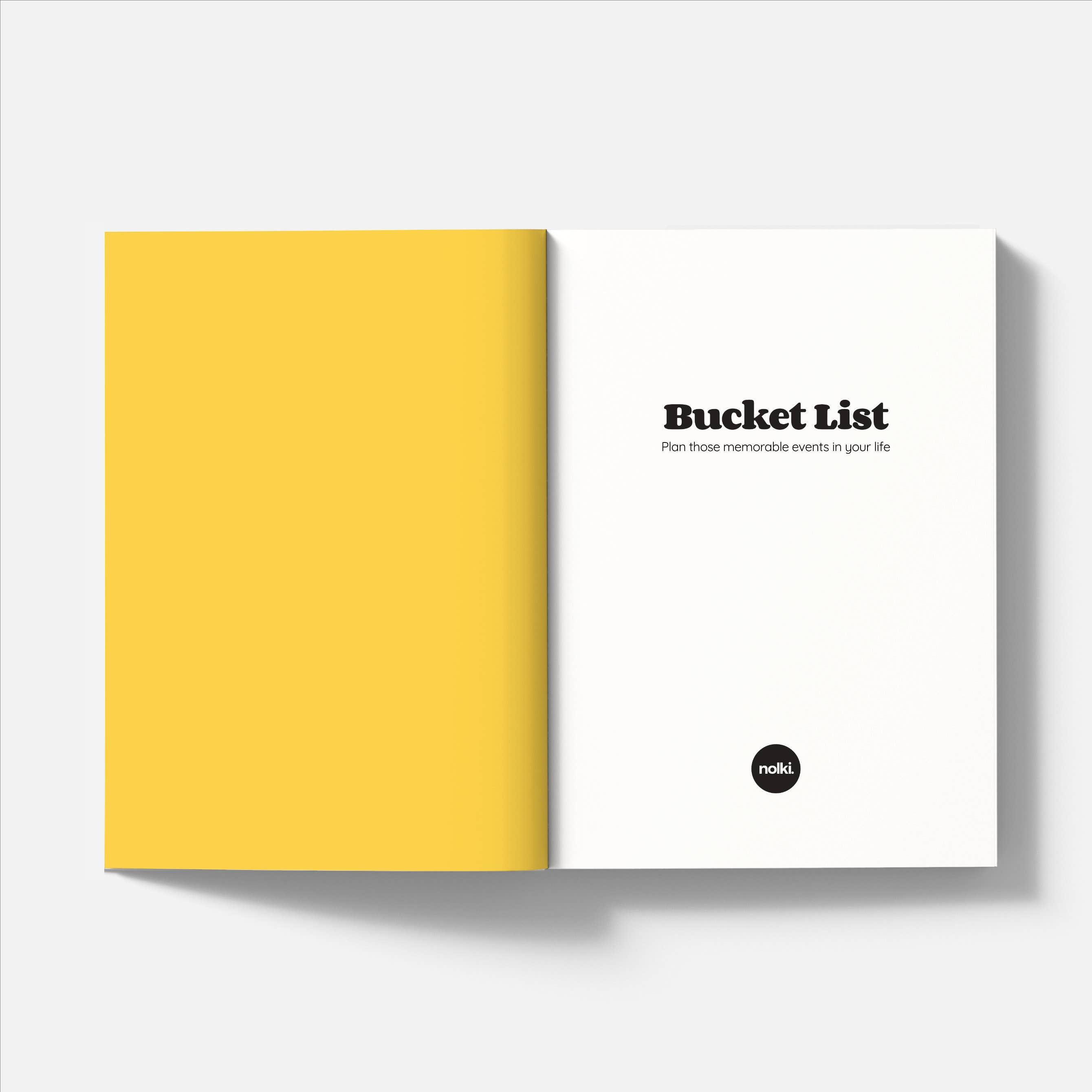 Nolki - Wholesale Planner - Undated A5 Planner | Planner | Diary - Bucket List1