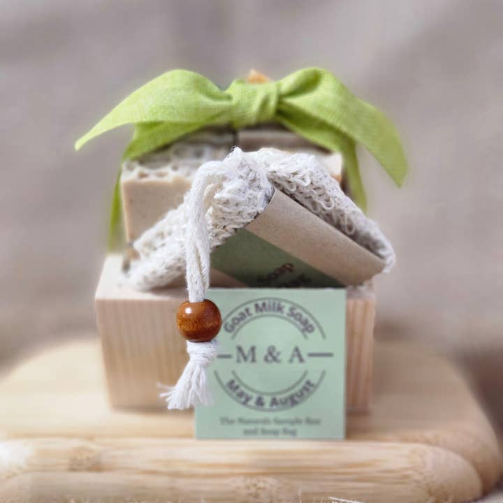 The naturals sample box Wholesale (10 pack) for wholesale by May and August Soap