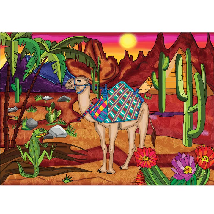 Ship of the Desert 1000pcs Jigsaw Puzzle for wholesale by JaCaRou Puzzles Inc.