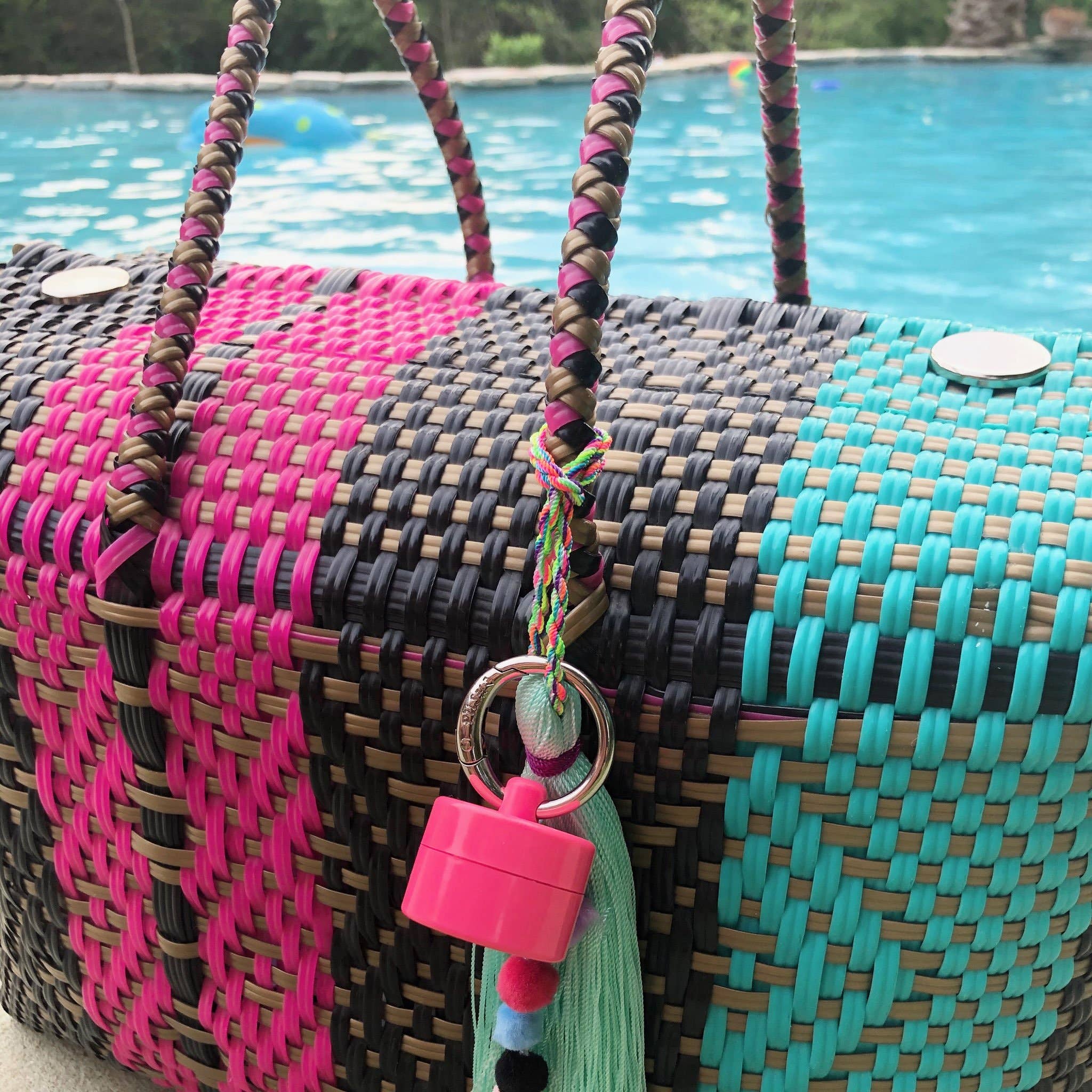 Lion Latch - Wholesale Jewelry Box/Organizer - Pink Lion Latch Jewelry/Pill Tote2