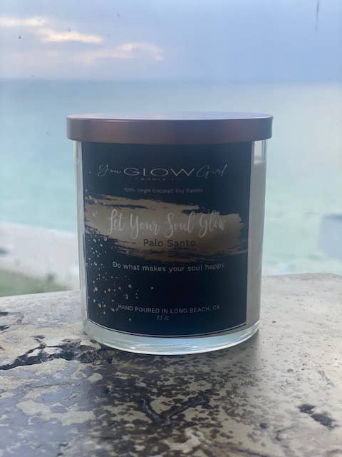 Let Your Soul Glow Candle for wholesale by You Glow Girl Candle Co.