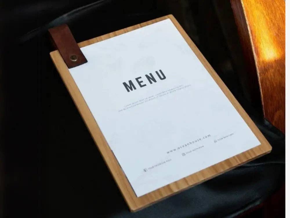 OtimSan - Vente Pancarte - Panneau de menu en bois8