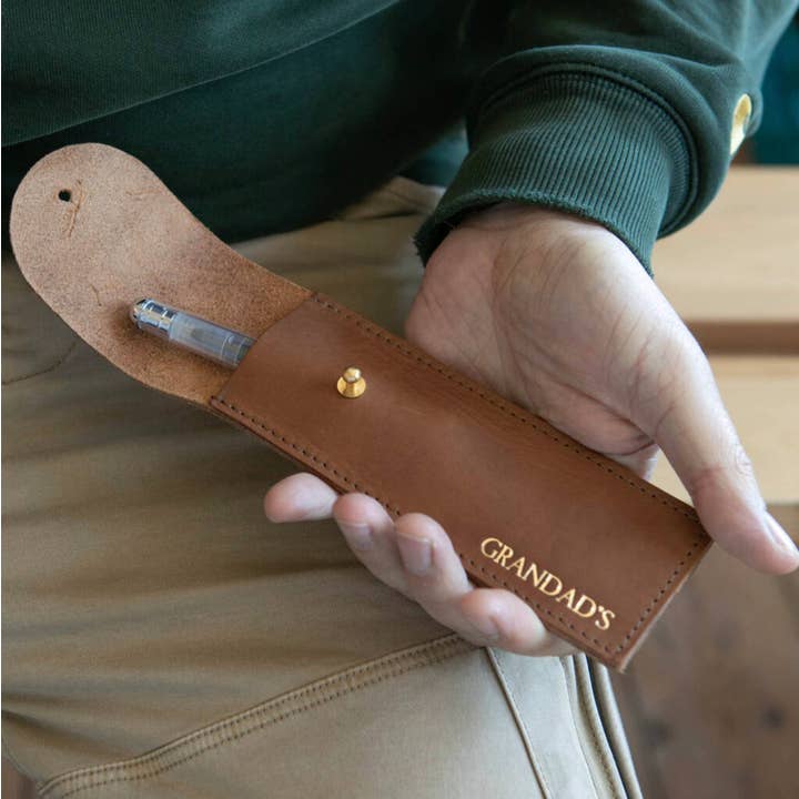 Leather Pen Holder for wholesale by WILLIAMS HANDMADE