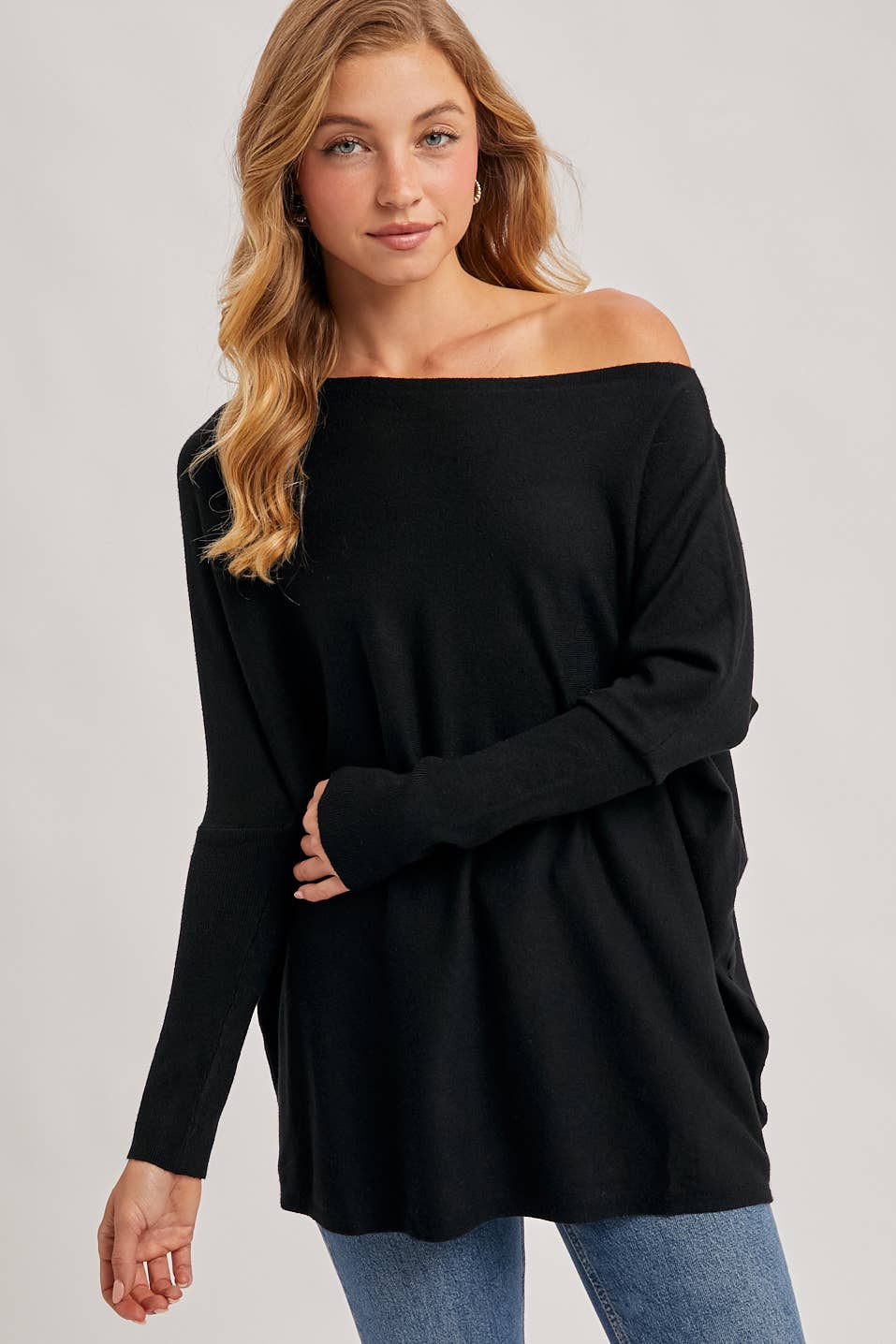 Bluivy - Wholesale Tunic - Women's - FLOWY BOATNECK DOLMAN TUNIC - ST. PATRICK'S DAY23