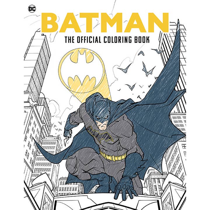Insight Editions - Wholesale Coloring Book - Kids & Baby - Batman: The Official Coloring Book