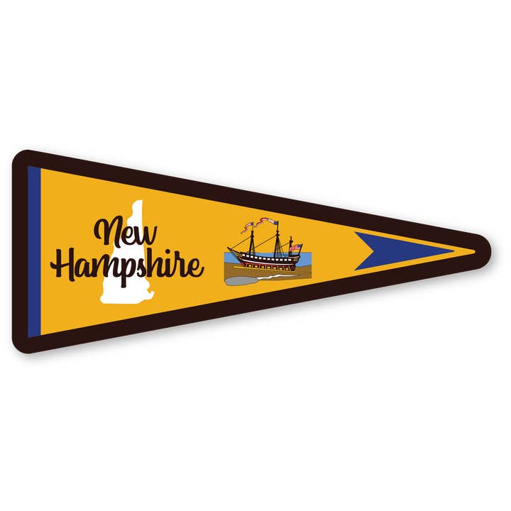 Ornement de bureau - Drapeau fanion du New Hampshire pour la vente par Morris Magnets