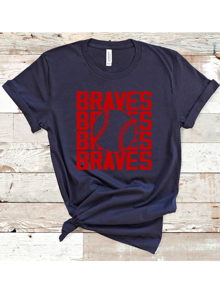 American Threadz Apparel - Wholesale Screen Printed T-Shirt - Women's - Custom Mascot Stacked Tee