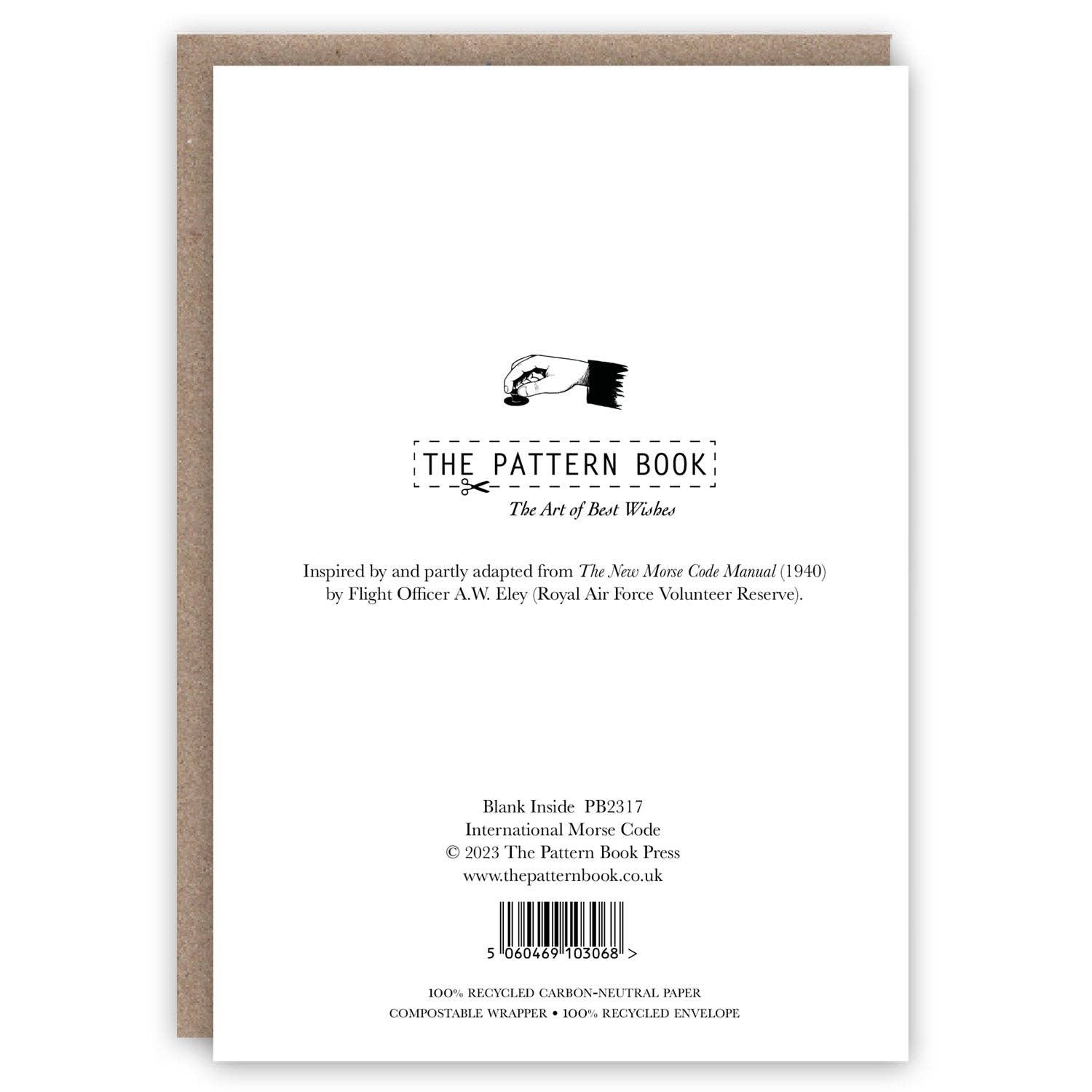 The Pattern Book - Vente Cartes d'anniversaire - Code Morse international1