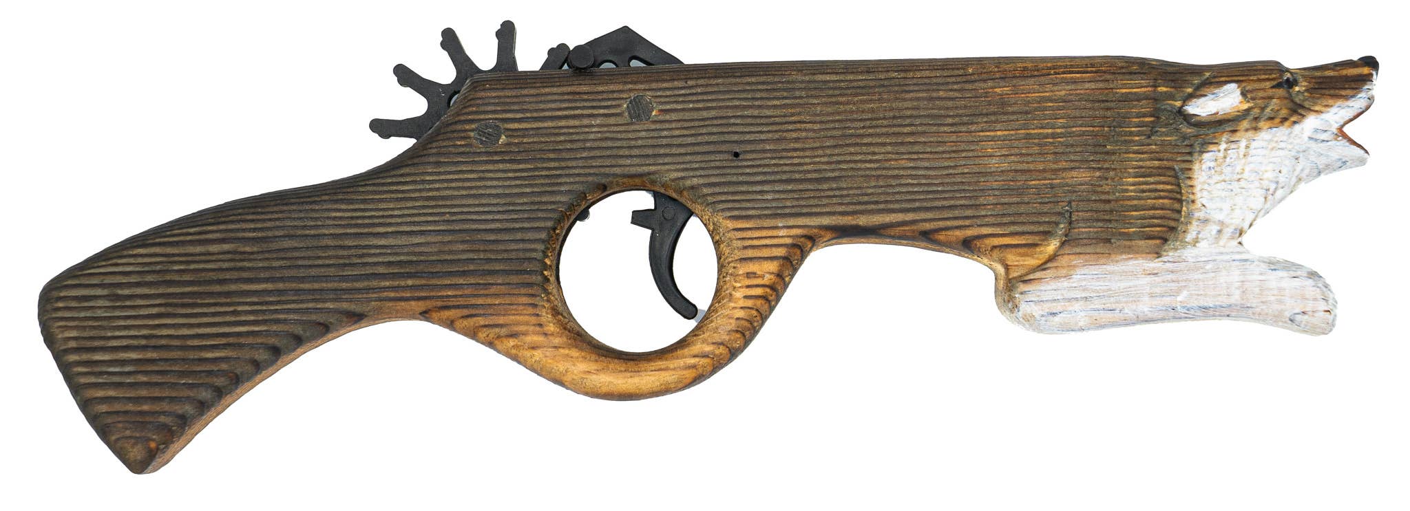 Pawnee Bill’s - Vendita all'ingrosso Giocattolo in legno - Bambini - Pistole in legno con elastici a tema animale2