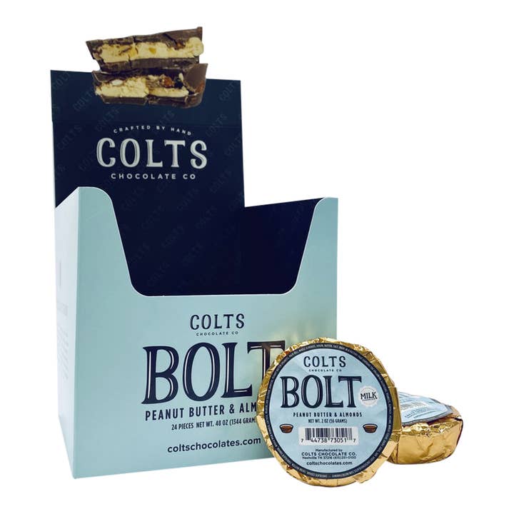 Colts Chocolates - Wholesale Chocolate Box - Colts Bolts - 24 Pack Display Box