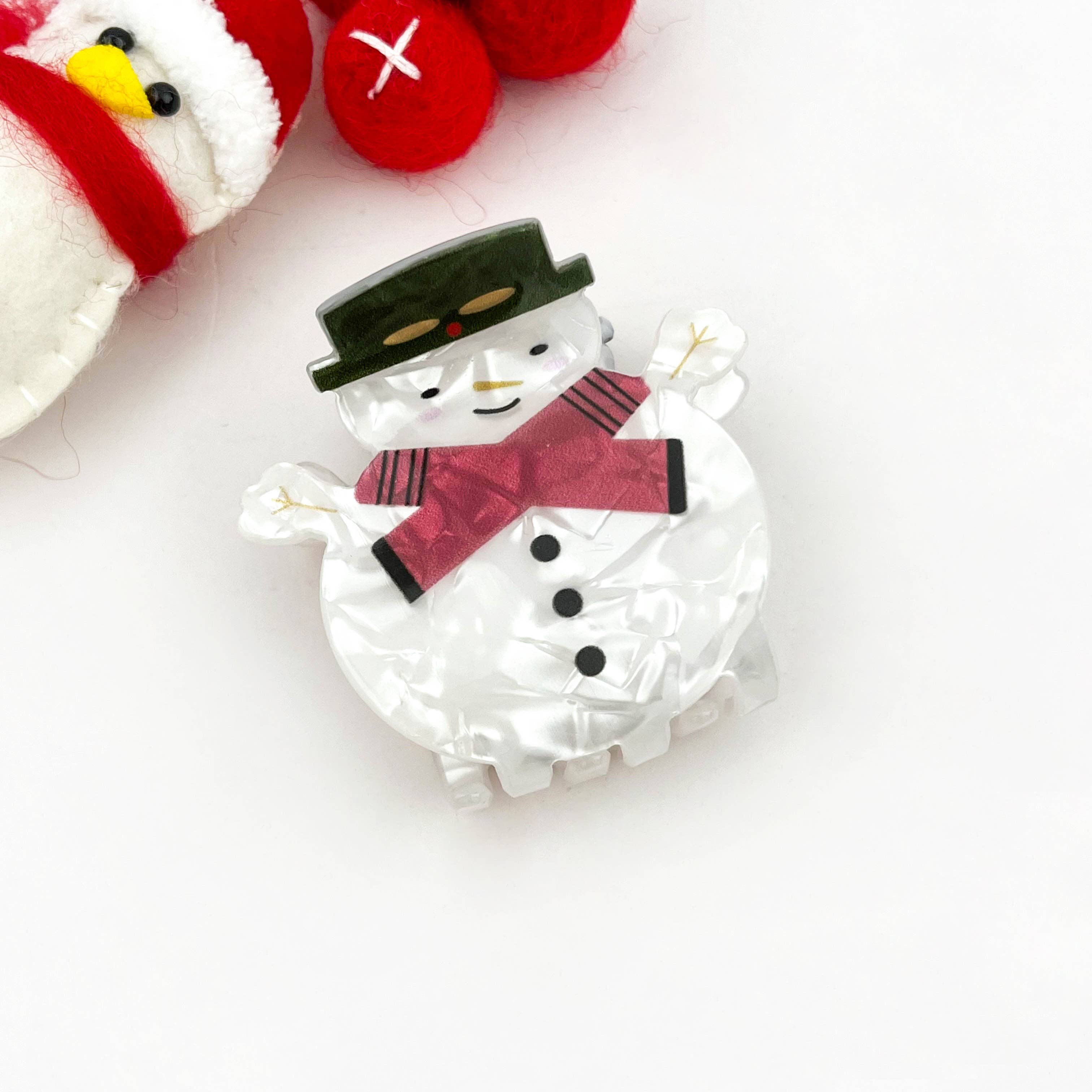 mildstyles – wholesale Hårklämma - Dam – Julfestlig akryltryckt hårklämma6