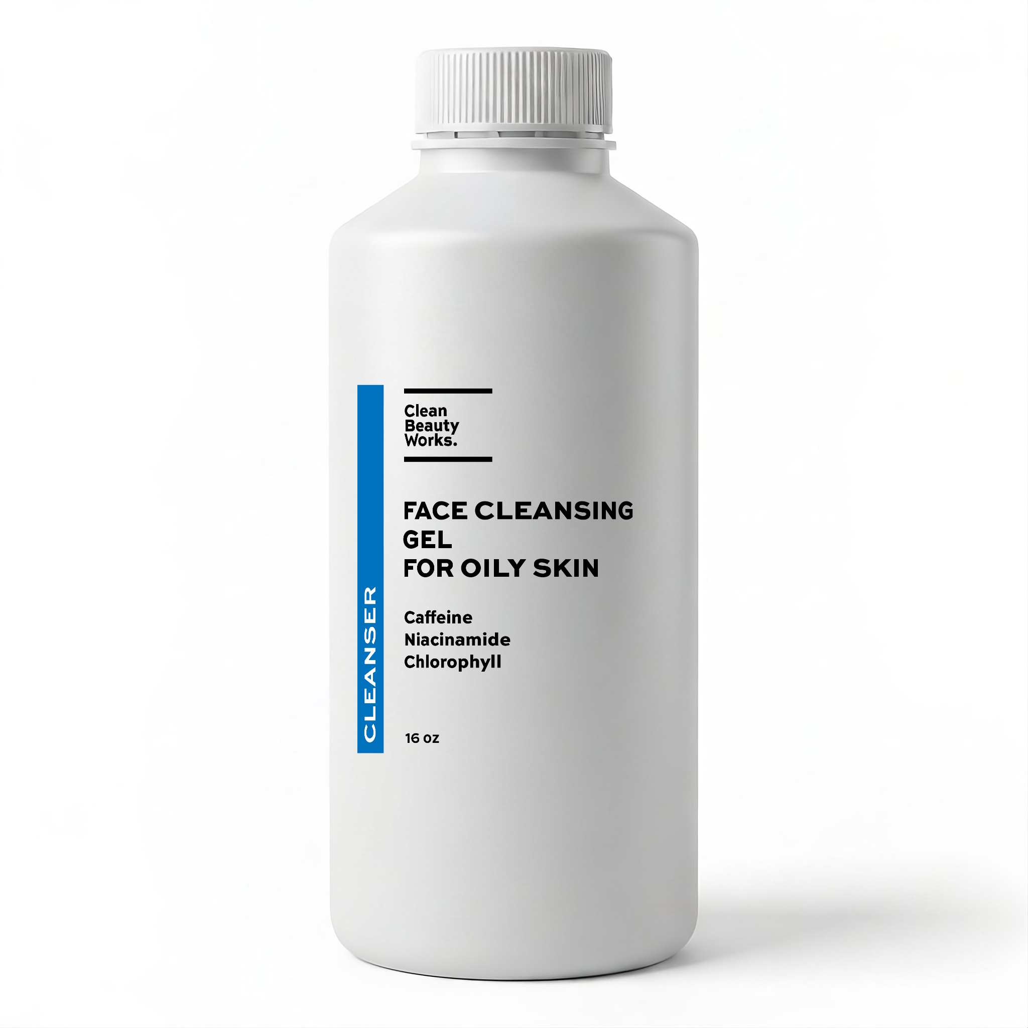 Clean Beauty Works. - Wholesale Facial Cleanser - Balancing Face Cleansing Gel for Oily Skin, Caffeine & Niacinamide0