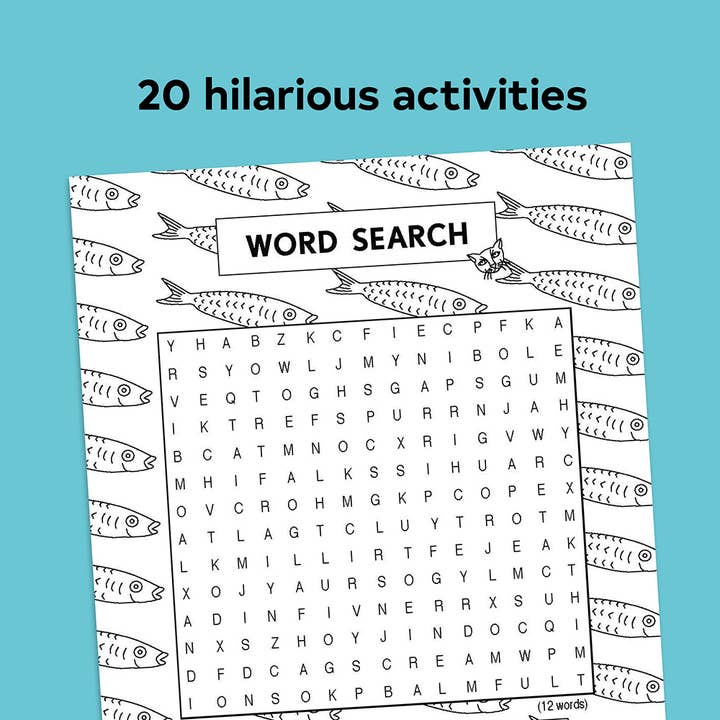 Chronicle Books - Wholesale Coloring & Activity Book - Adult - The Cat Butt Coloring and Activity Book3