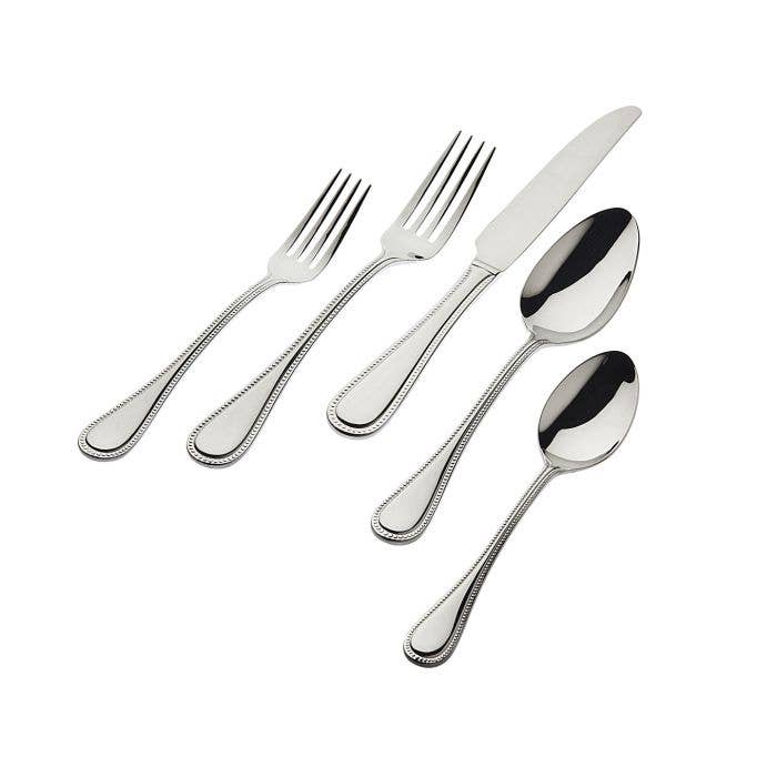 18/0 Stainless Steel 20pc Bead Flatware Set-Service for four for wholesale by Godinger