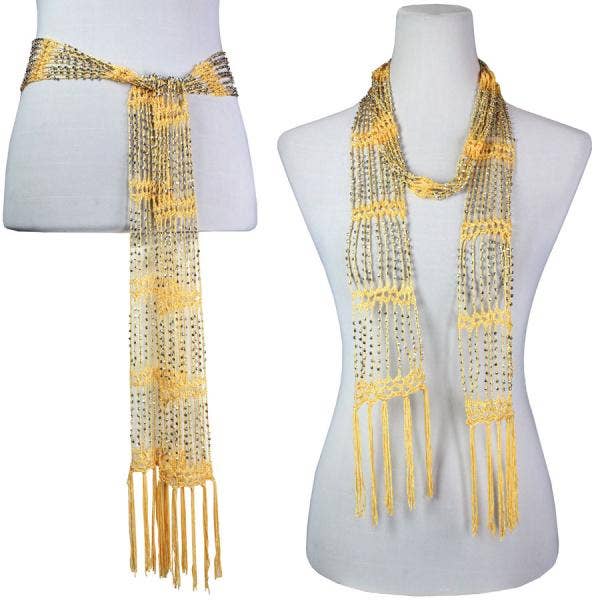 The Magic Scarf Company - Wholesale Scarf - Women's - 1755 - Shanghai Beaded Scarves/Sash29