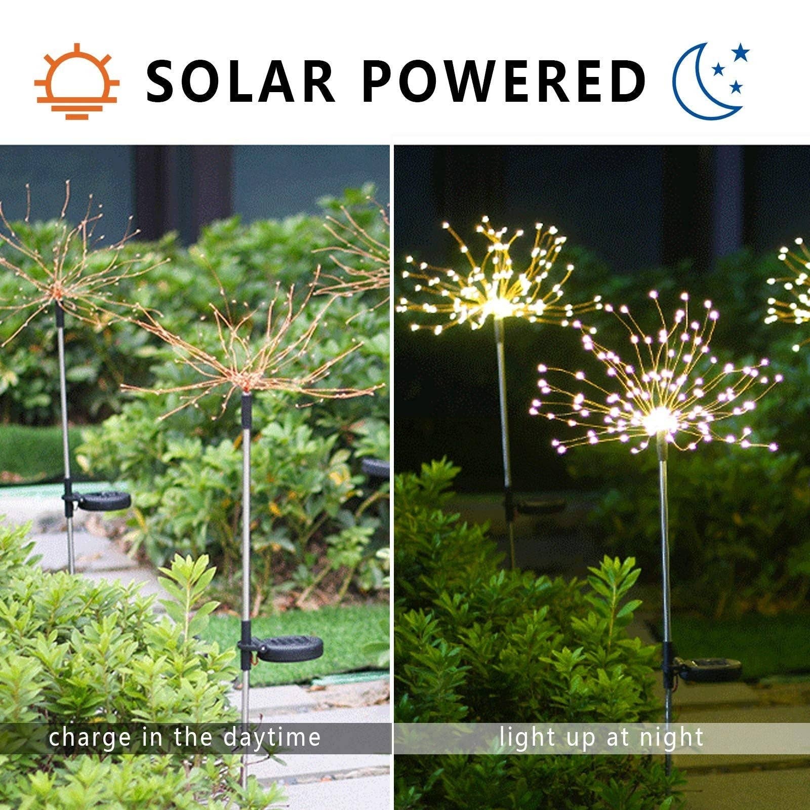 VIGOR - Wholesale Outdoor/Lawn Light - Decorative Fairy Lights With Stake Solar Firework Light Outd4