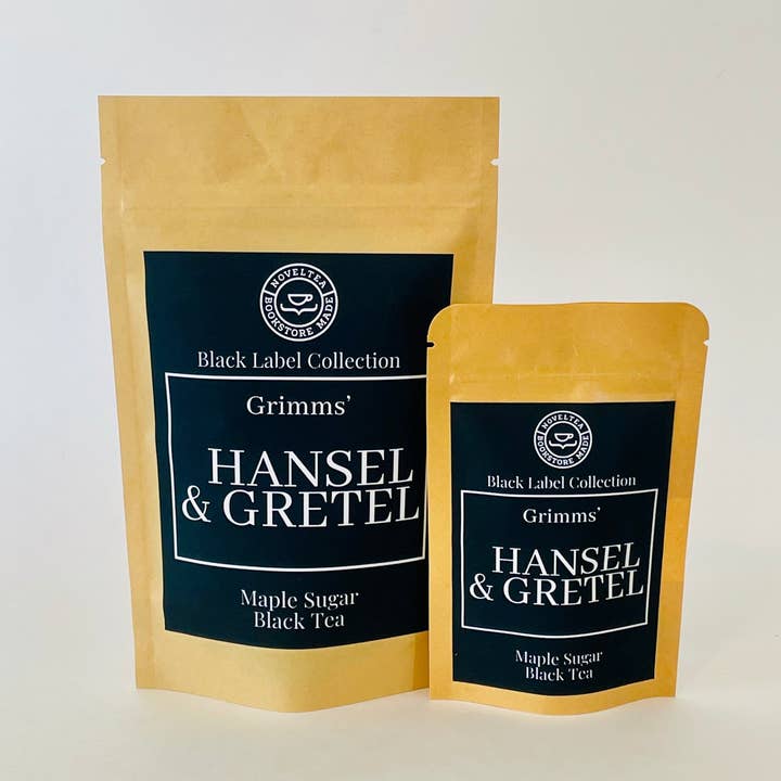 Geïnspireerd op Hans en Grietje - Zwarte thee met ahornsiroop voor wholesale door NovelTea Bookstore & Gifts