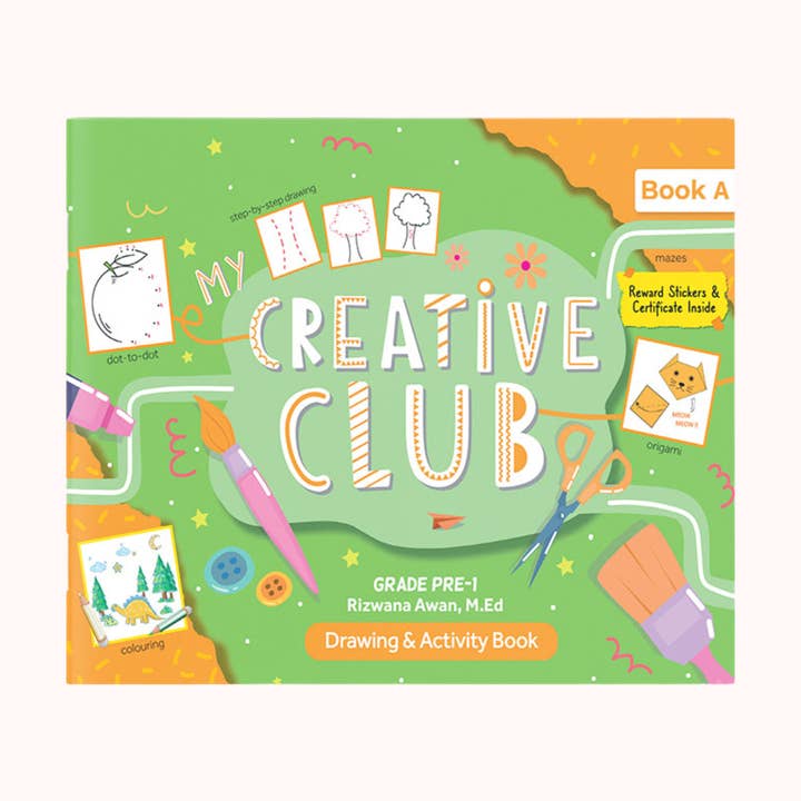 My Creative Club Activity Book (Pre-1) for wholesale by Busy Bird Books