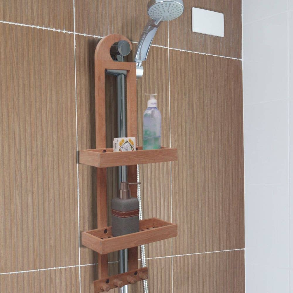 Nordic Teak - Wholesale Badplank - Natuurlijke teakhouten douchebak in Scandinavische stijl met planken1