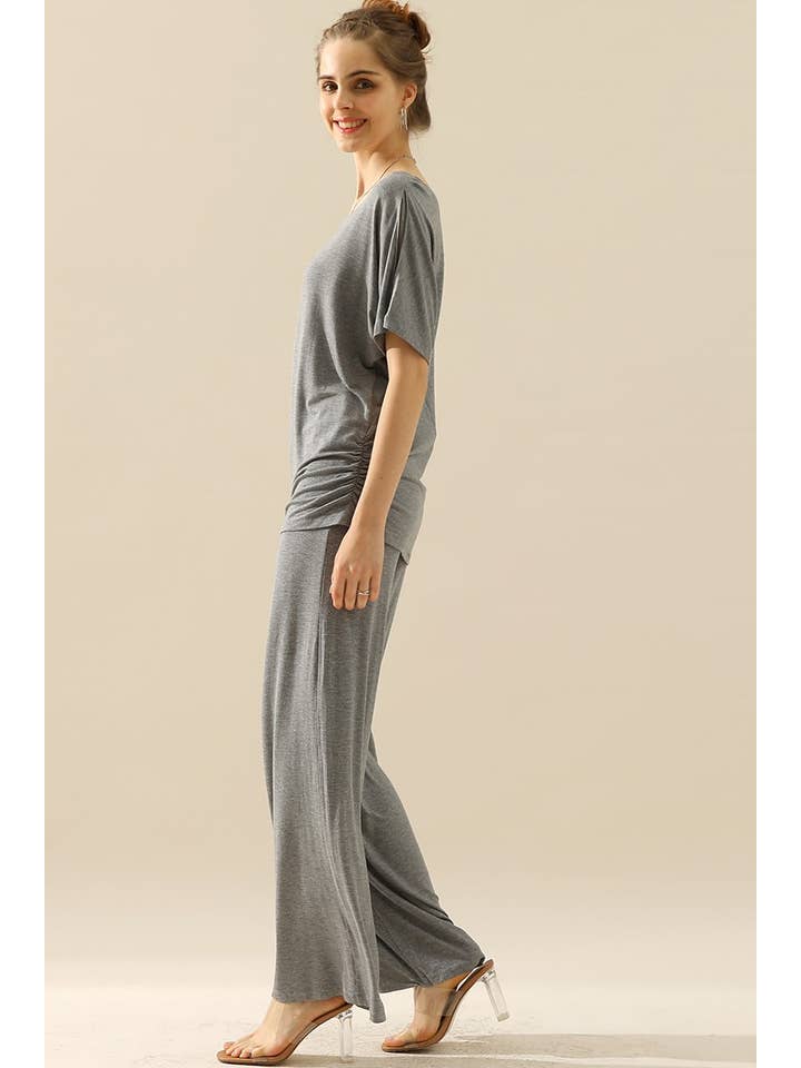 NINEXIS - Wholesale Pants - Women's - CWBLP410_HIGH WAIST WIDE LEG PALAZZO LOOSE CASUAL PANTS3