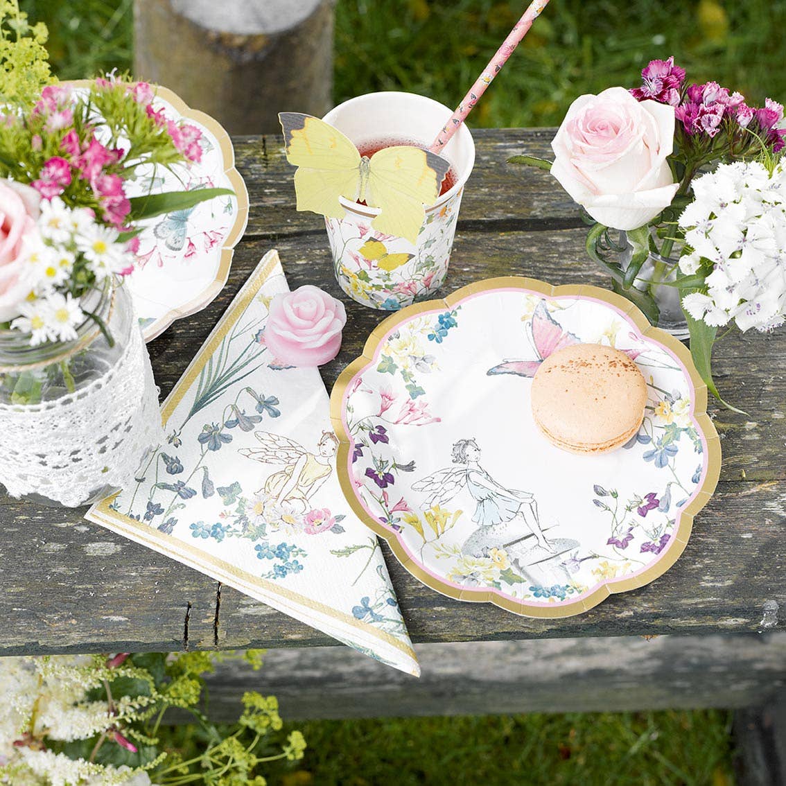 Talking Tables USA - Wholesale Disposable Napkin - Fairy Paper Napkins | Party Napkins |7