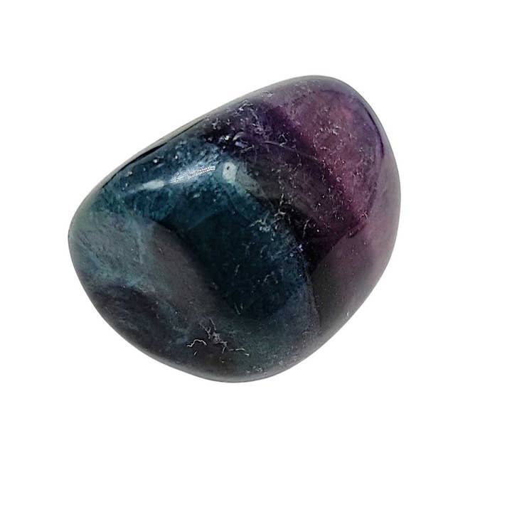Arômes & Évasions - Vente Pierre et cristal de spiritualité - Pierre - Fluorite arc-en-ciel - Tumbled