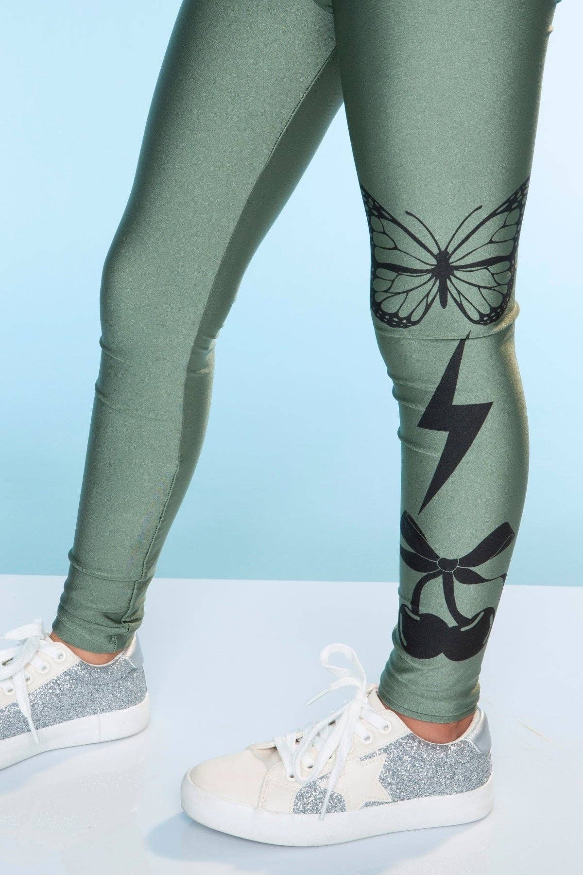 PixieLane - Wholesale Fashion Leggings - Kids - High Shine Long Legging34