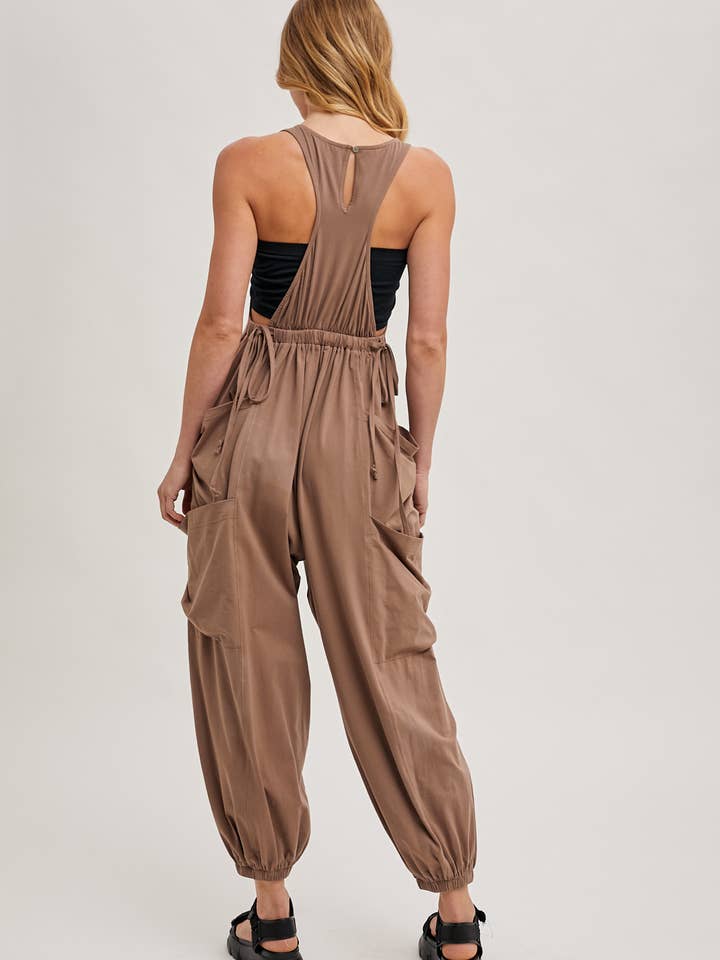Bluivy - Wholesale Jumpsuit - Women's - RELAXED FIT BEGGY PANTS JUMPSUIT WITH POCKETS21