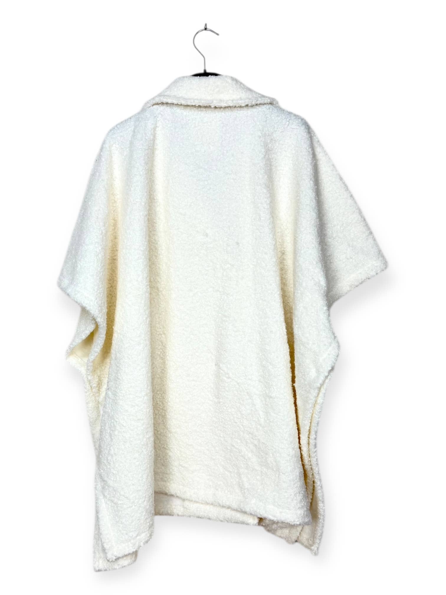 Lucky Nana - Wholesale Coat - Women's - AH 25101 - Double-Breasted Poncho Coat with Brooch17