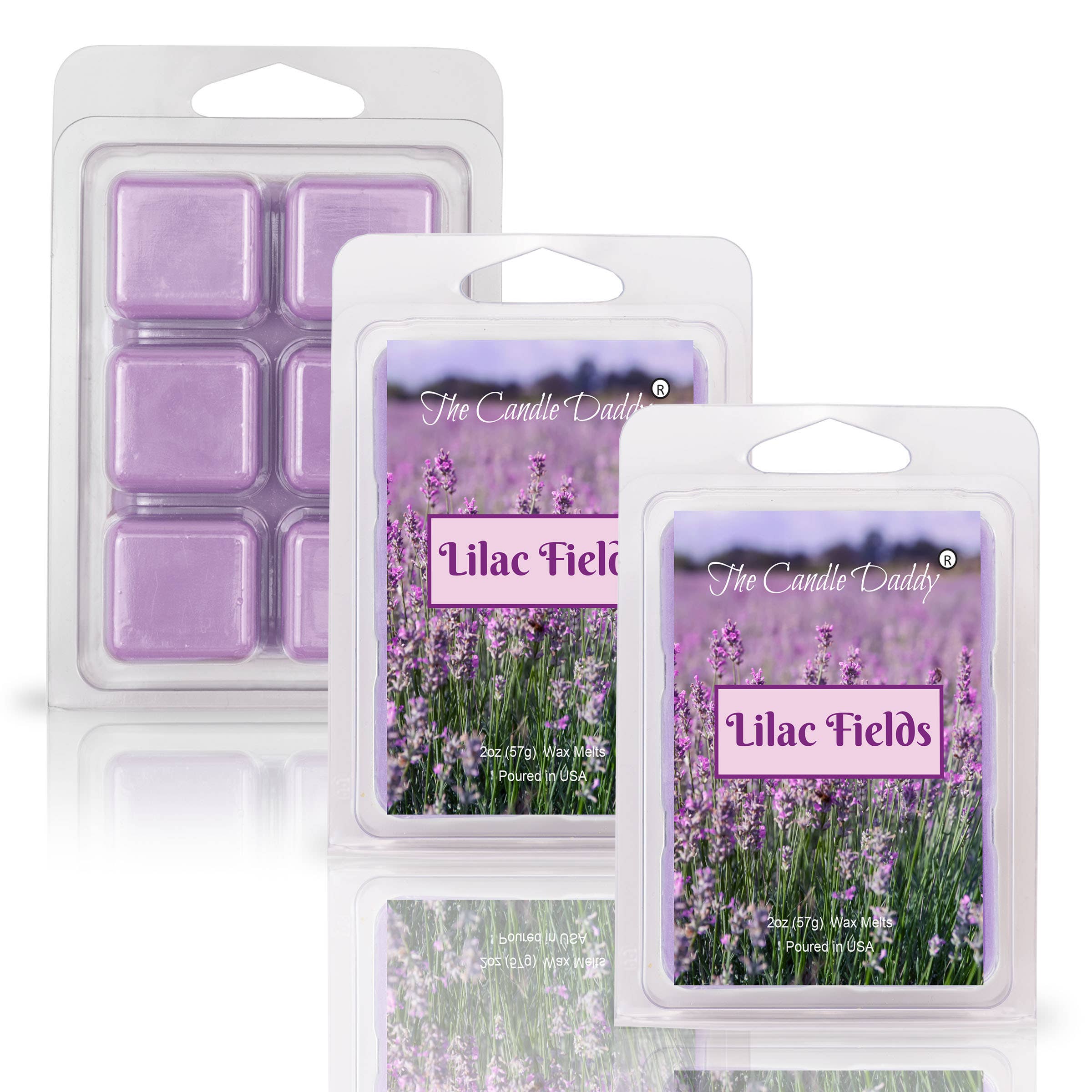 The Candle Daddy - Wholesale Wax Melt - LILAC FIELDS - FLORAL SPRING SCENTED WAX MELT - 1 PACK - 2OZ1