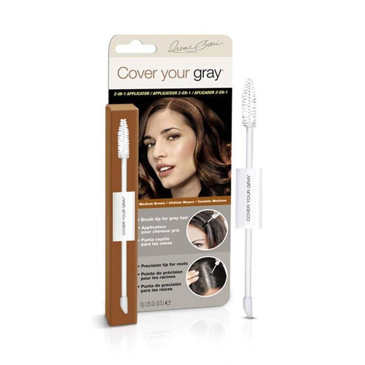 Cover Your Gray 2EN1 Baguette Retouche Marron Moyen, 0,25 oz pour la vente par KT Supply