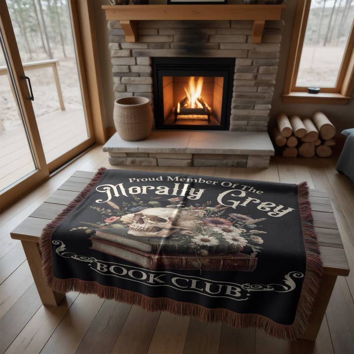 MagicMerchEmporium - Wholesale Throw blanket - Morally Grey Book Club Blanket6