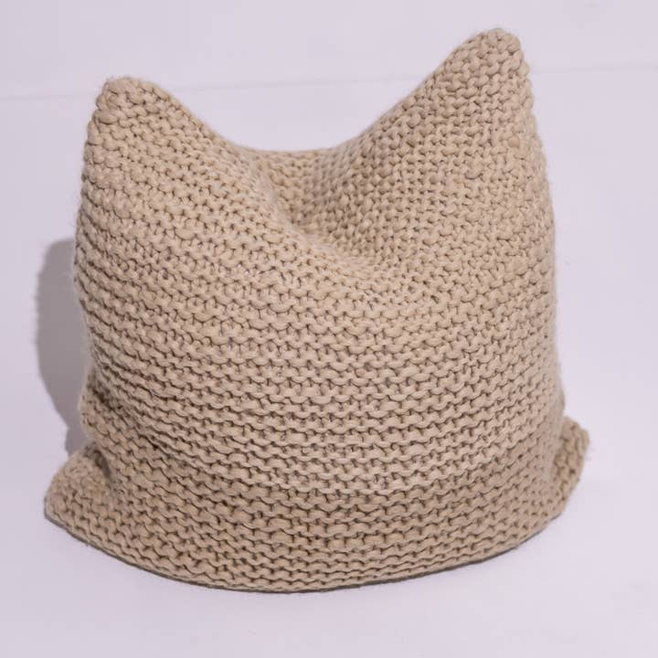 BHD HOME - Wholesale Chair cushion - Crochet Natural and Beige Knotted 65 x 65cm