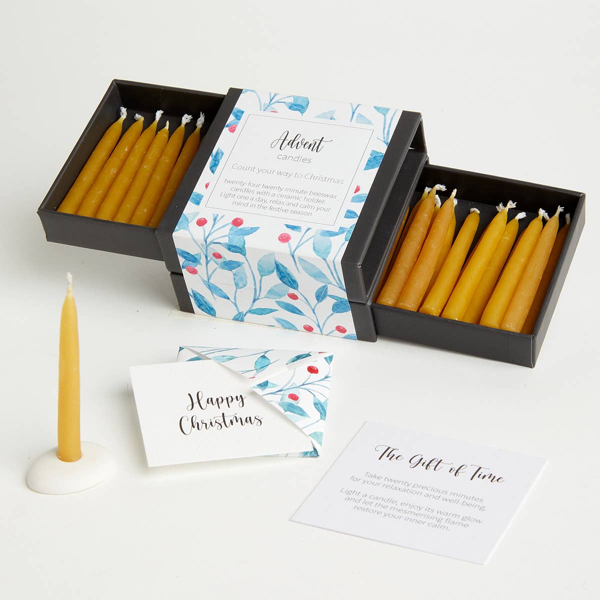 Cotton & Grey - Wholesale Tapered Candle/Candlestick - Advent Candles - Berry2