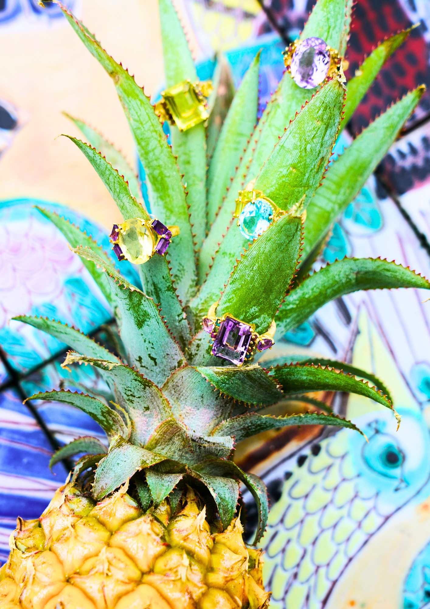 DIAPERIS - Wholesale Single Stone/Solitaire Ring - ILIOS RING - AMETHYST2